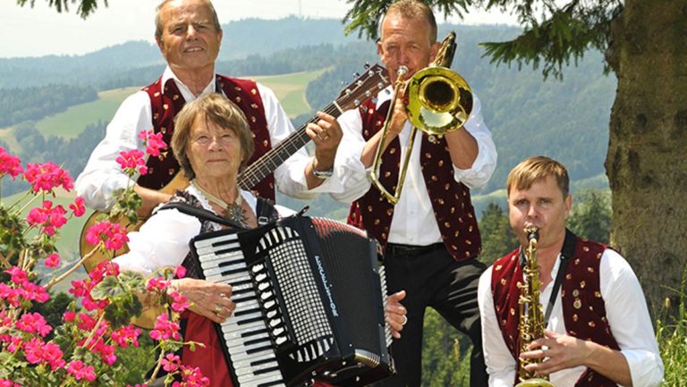 2015 – oben: Fritz Schreiber, Franz Scherer; unten: Brigitte Gueffroy-Wehrle, Christian Blattmann